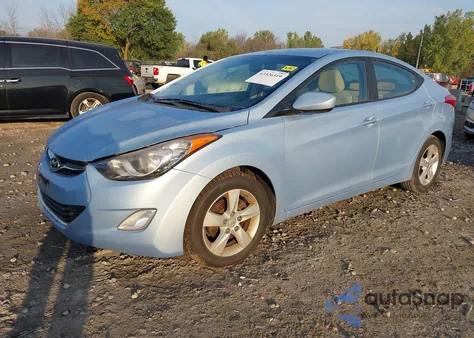 2012 Hyundai Elantra Gls (Ulsan Plant) из США, поврежденный, VIN KMHDH4AE5CU316420